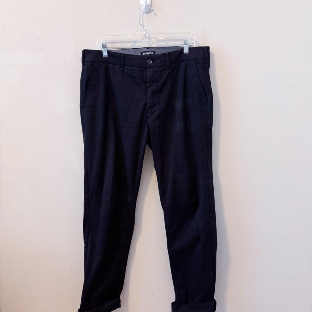 Express Men's Black Slim Pants